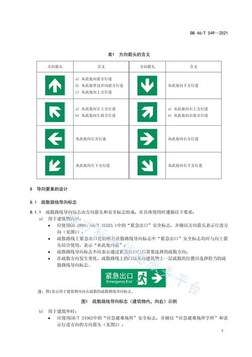 p>《旅游服務(wù)場所應(yīng)急導(dǎo)向設(shè)置規(guī)范》(db46/t 549-2021)是2021年11月